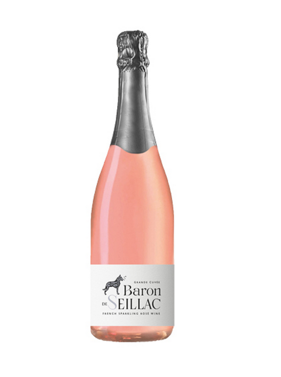 Baron De Seillac French Sparkling Rose NV 12/750