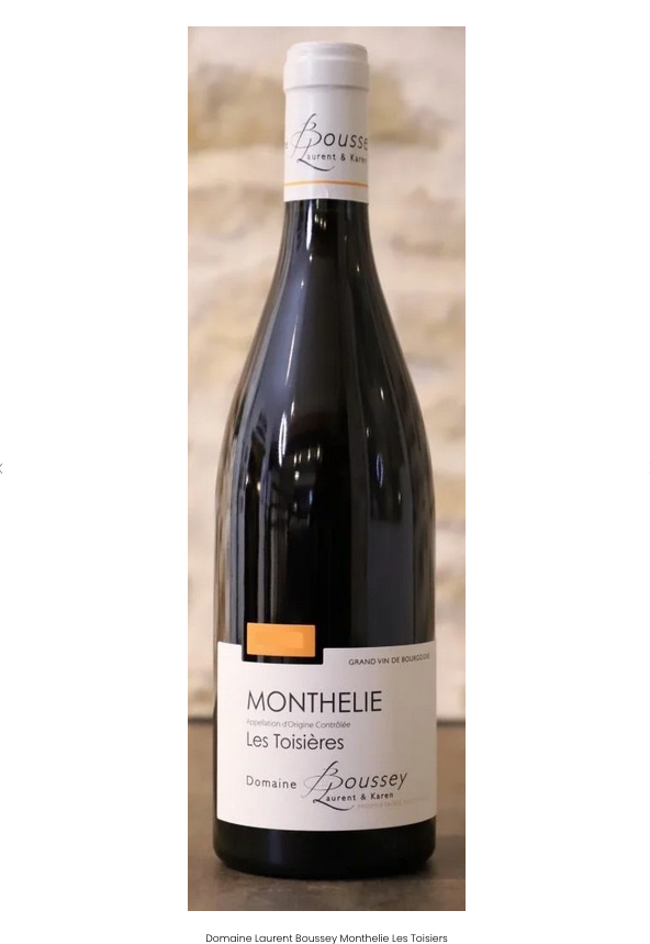 Domaine Laurent Boussey Monthelie Les Toisieres 2019 12/750